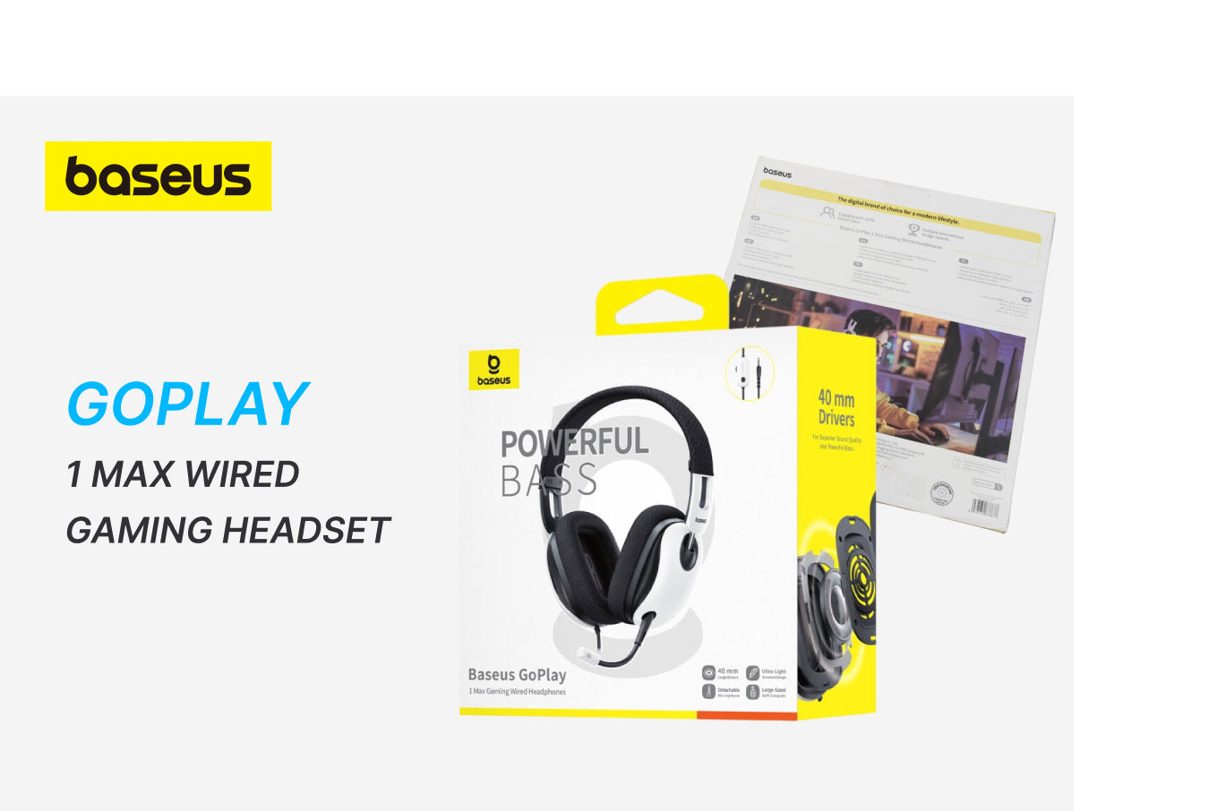 Baseus GoPlay 1 Max Gaming Wired Headphones