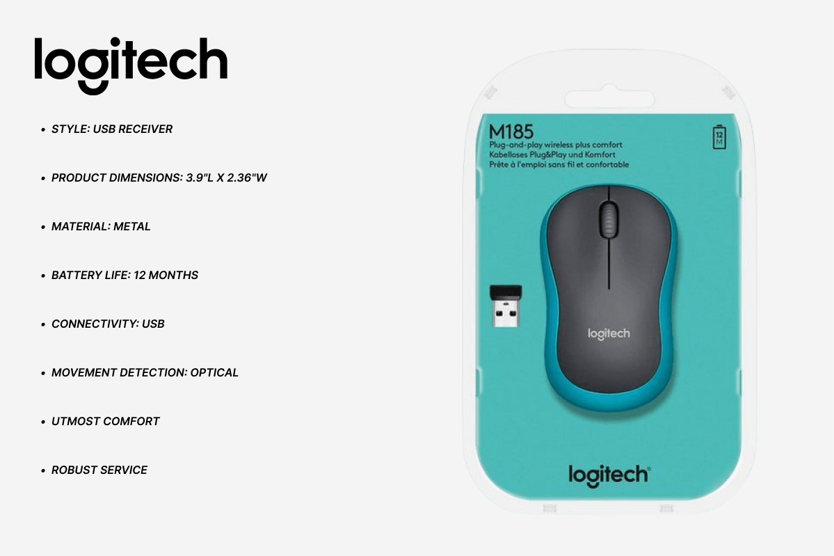 M 185 Wireless Mouse 4