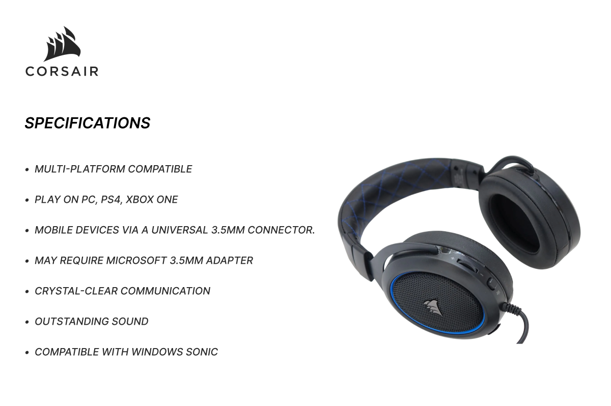 Corsair HS50 Pro Stereo Gaming Headset