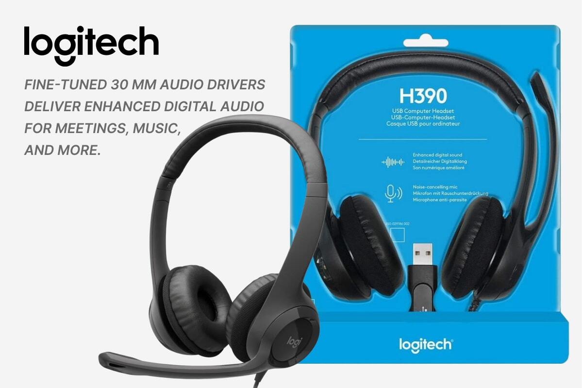 H390 USB COMPUTER HEADSET 5