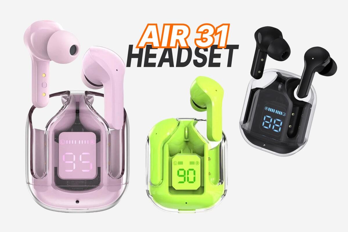 Air31 Wireless Earbuds Bluetooth 5.3 ENC TWS 2