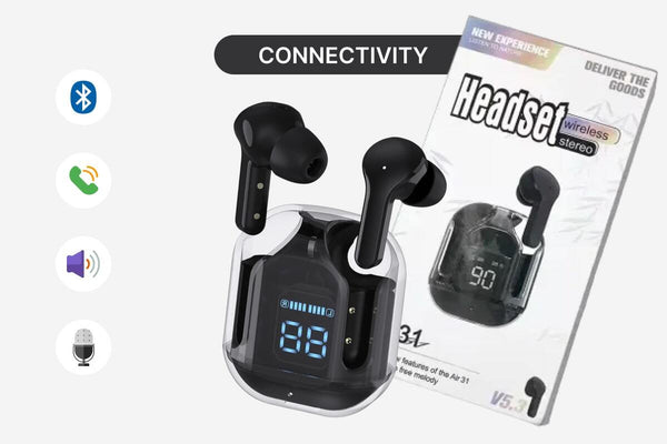 Air31 Wireless Earbuds Bluetooth 5.3 ENC TWS Air 31 Wireless