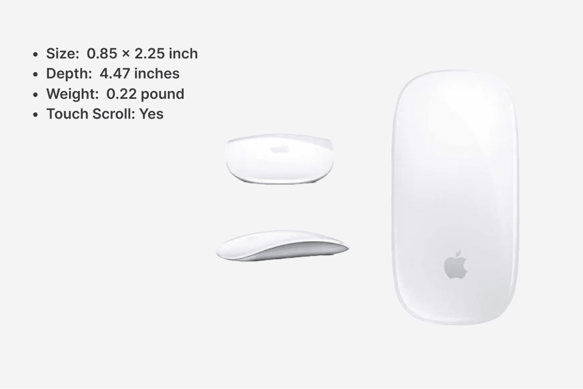 Apple Magic Mouse - White Multi-Touch Surface 4
