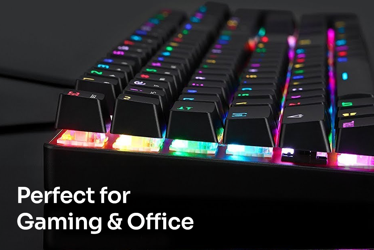 Mechanical Gaming Keyboard K12 RGB | 12 Backlight Effects