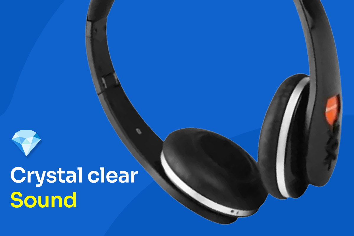 Lenovo Bluetooth Headphone W870 | Black/Orange