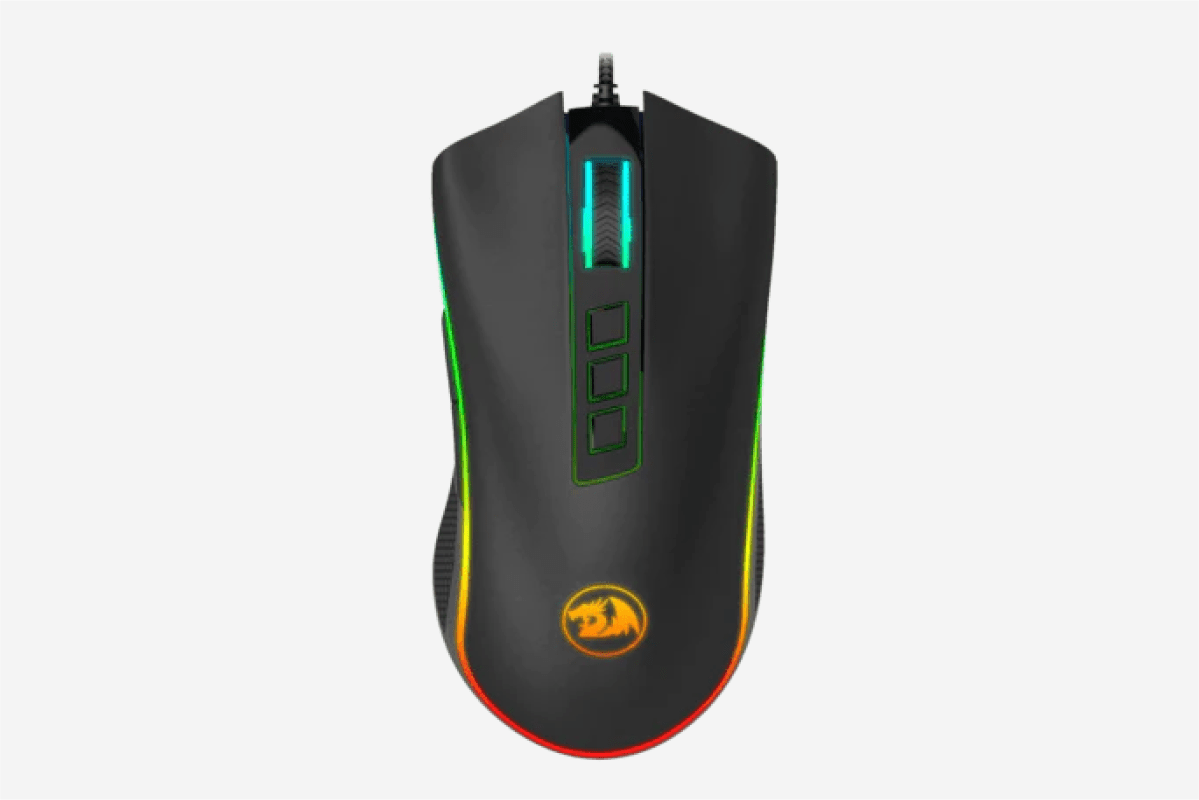 REDRAGON M711 Cobra Gaming Mouse - 10,000 DPI, 20G Acceleration, 16.8 Million RGB Colors