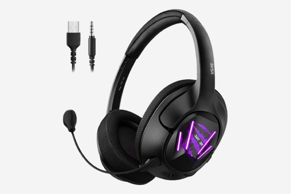 EKSA Air Joy Pro Gaming Headset purple2