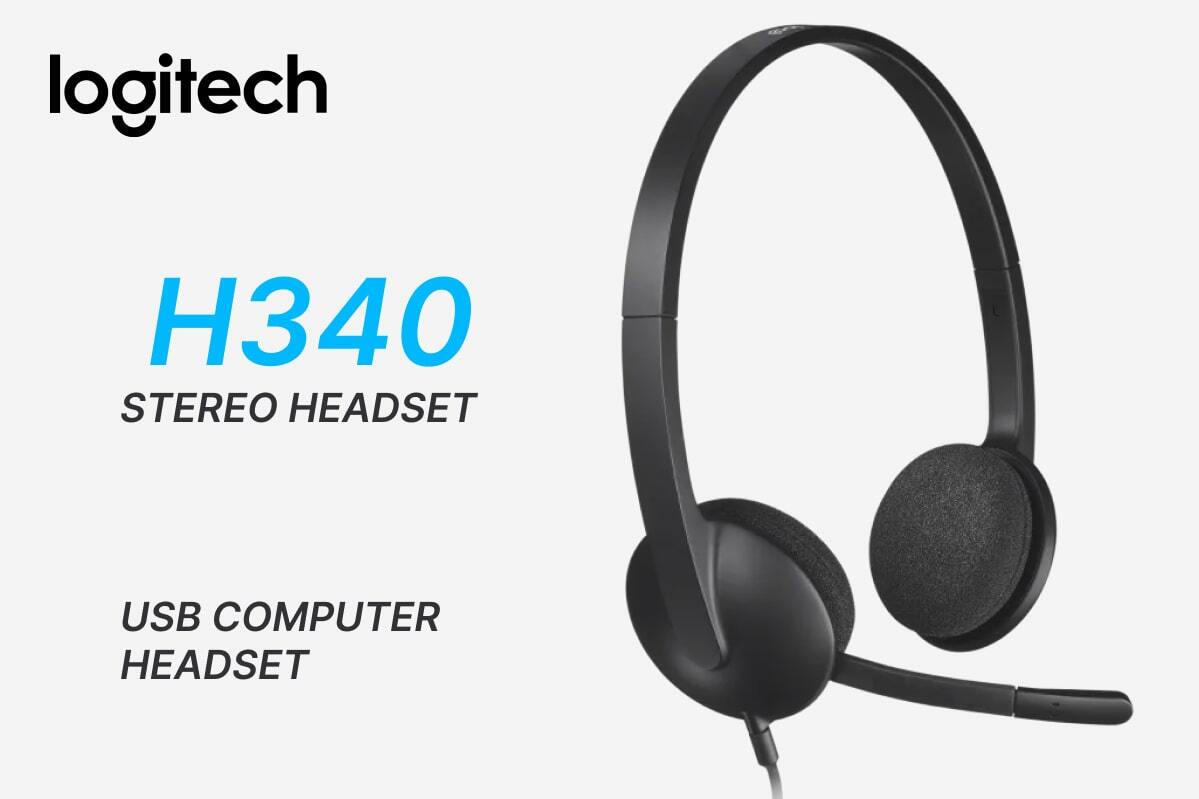 H340 USB COMPUTER HEADSET 1