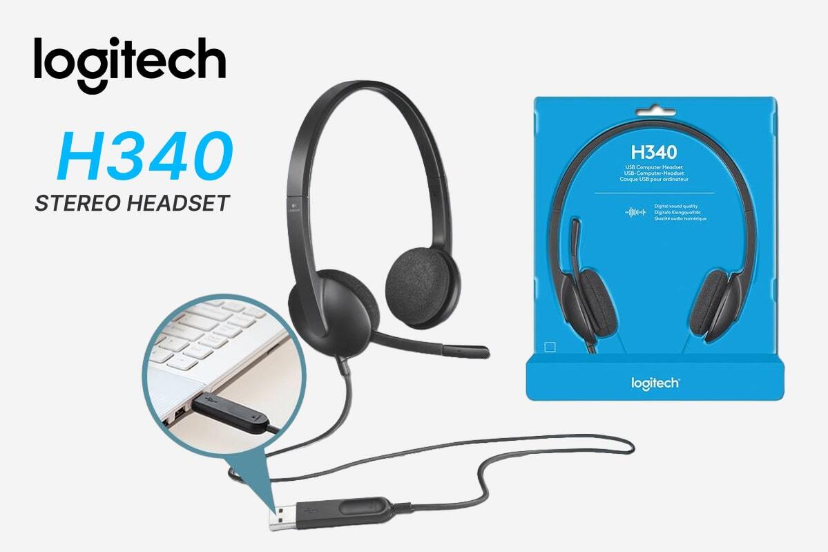 H340 USB COMPUTER HEADSET 3