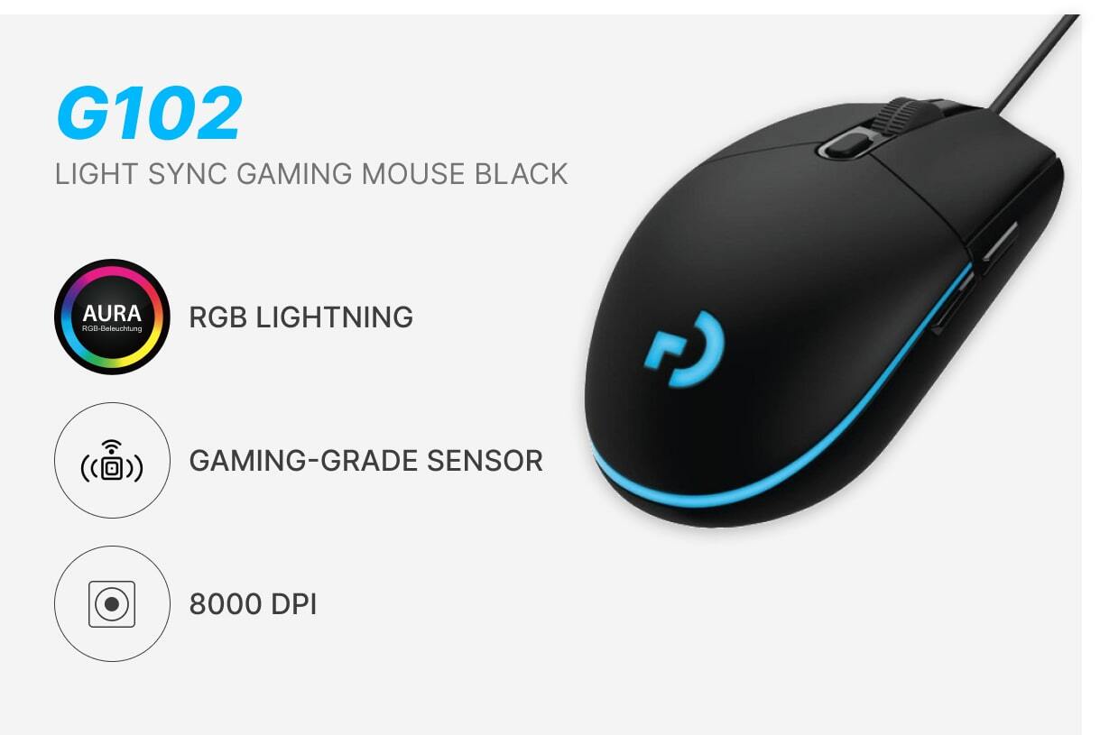 Logitech G102 LIGHTSYNC 3