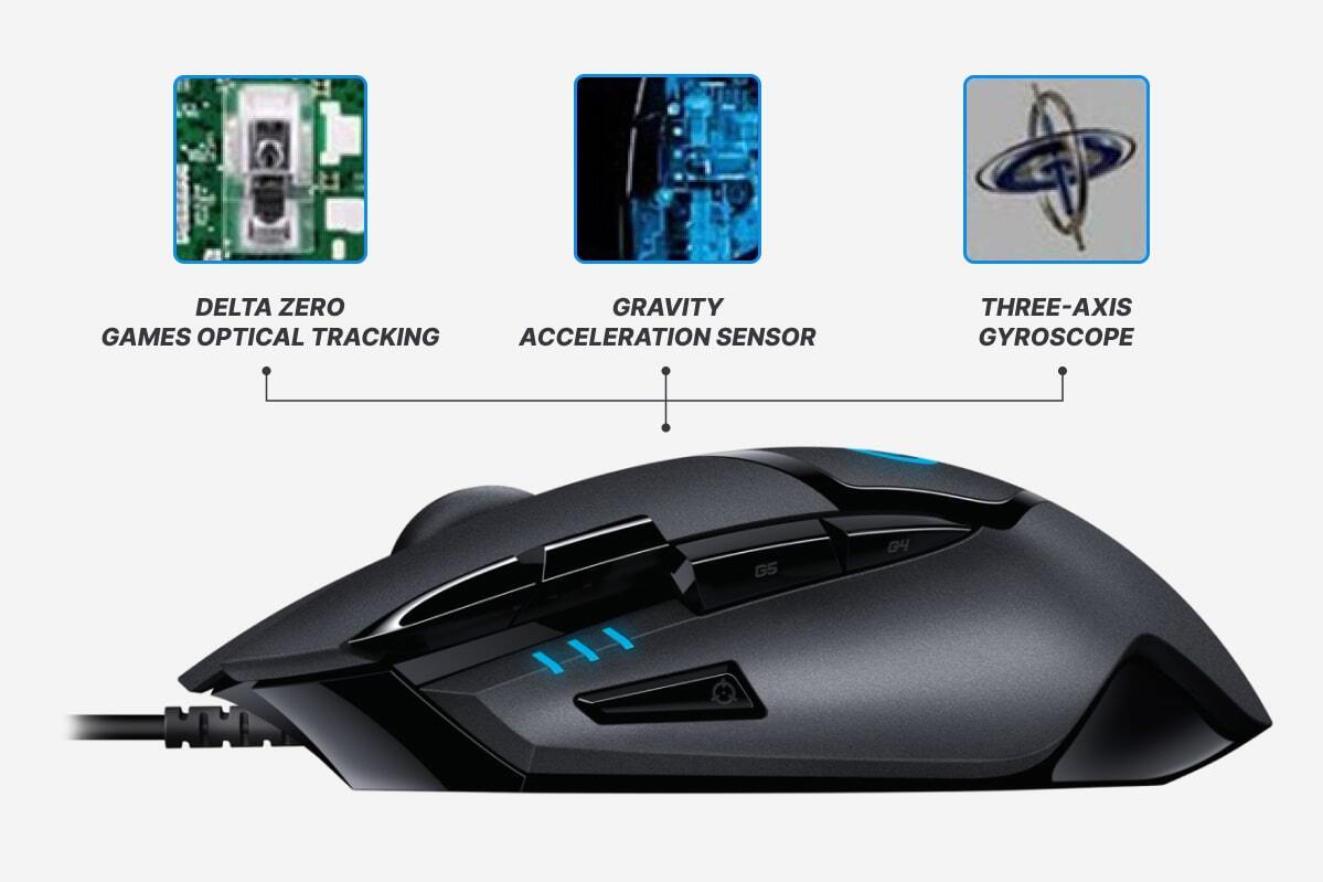 Logitech G402 Hyperion Fury Ultra-Fast FPS Gaming Mouse 3