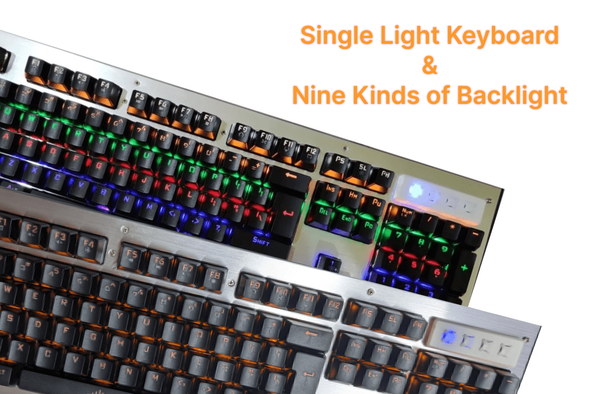 V8 Mechanical Gaming Keyboard Single Light | RGB 4