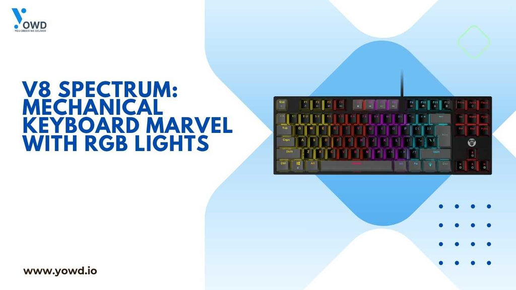 V8 Spectrum: Mechanical Keyboard Marvel with RGB Lights