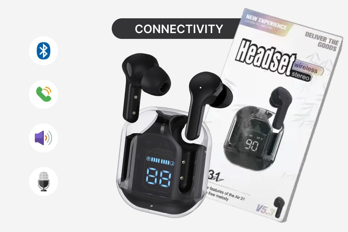 Air31 Wireless Earbuds Bluetooth 5.3 ENC TWS 6