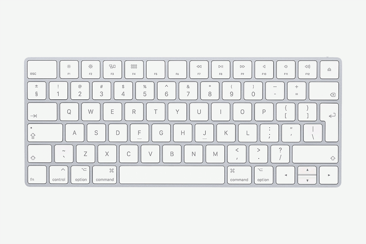 Apple Magic Keyboard 2 | MLA22 Silver - 360° Scroll