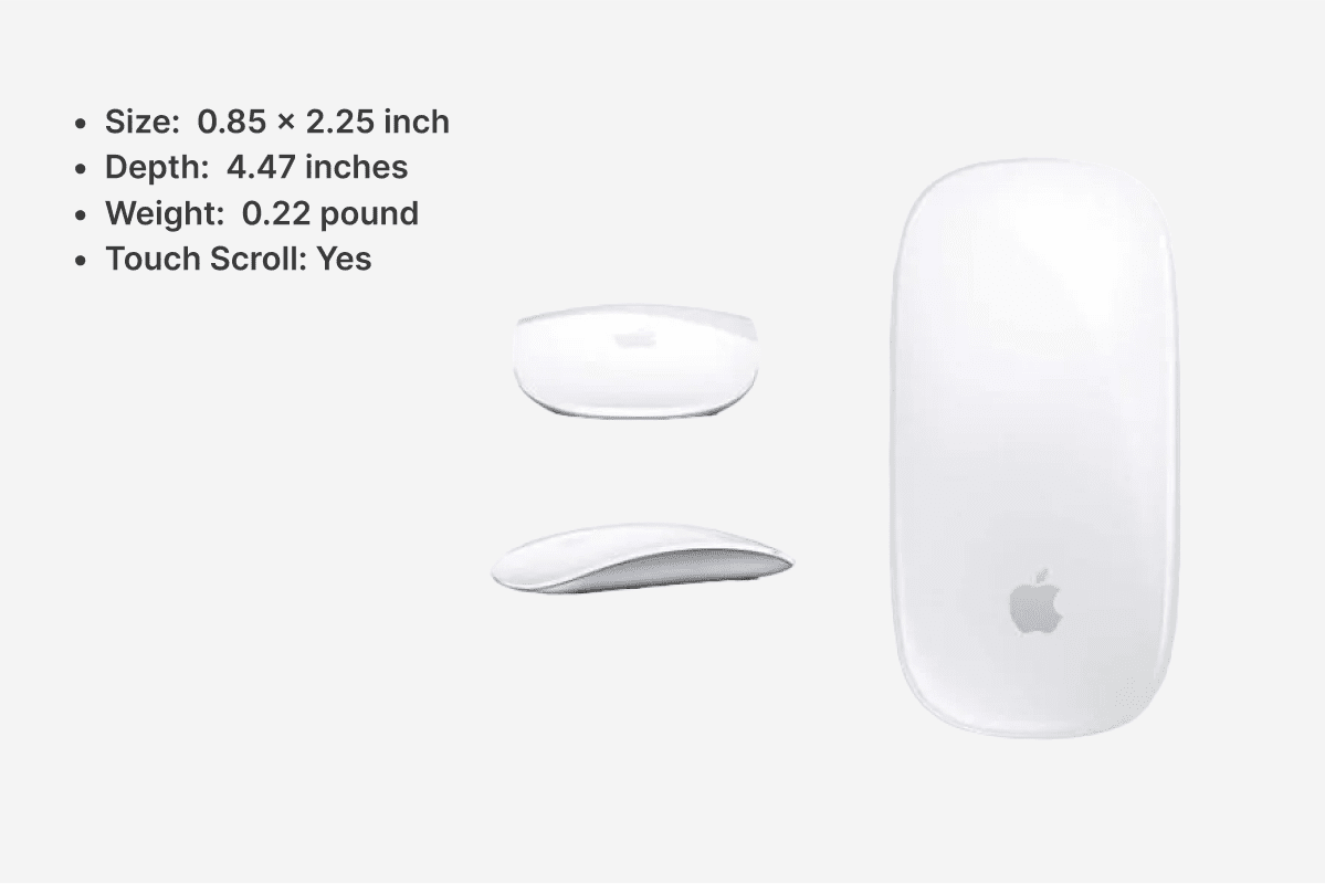 Apple Magic Mouse 3 - Silver MK2E3 Wireless