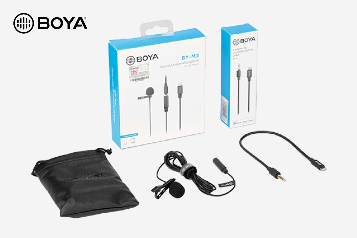 BY-M2 Digital Lavalier Microphone for iOS