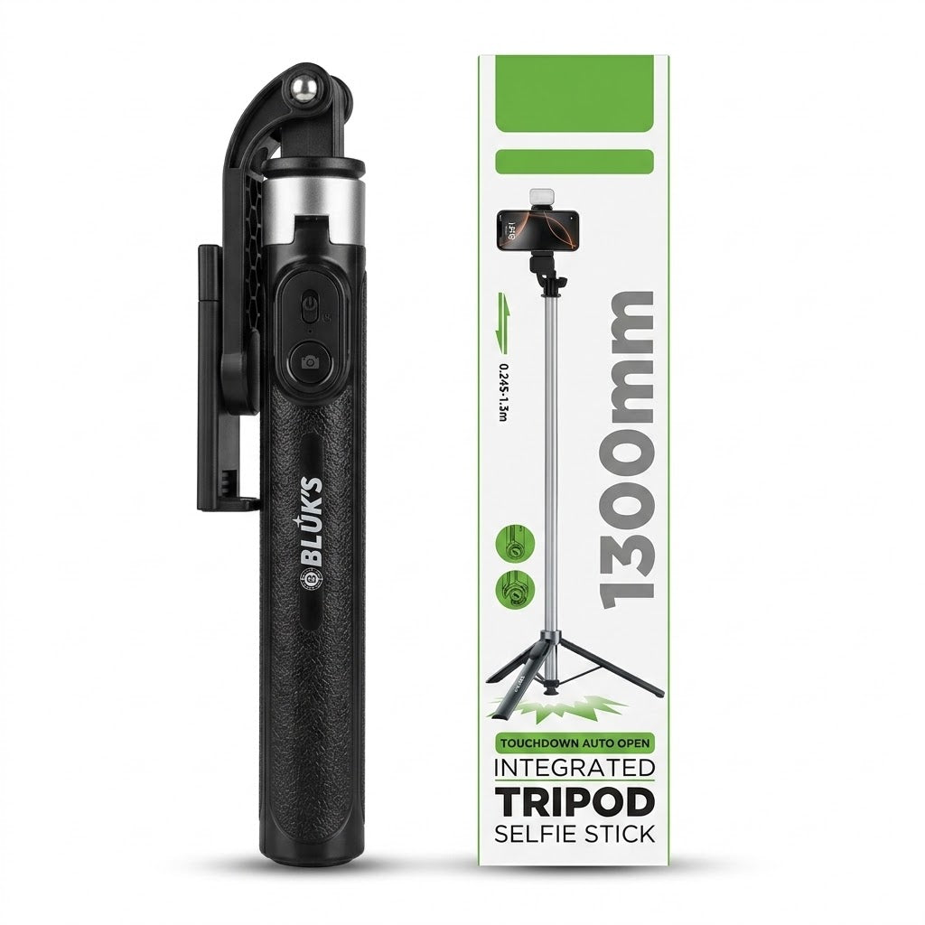 BLUK'S BX-338 130cm tripod selfie stick