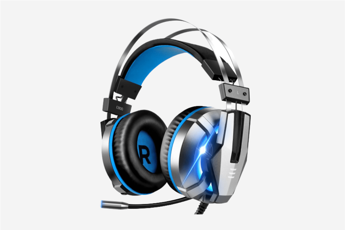 EKSA Gaming Headset E800 - Stereo Music With USB+3.5mm 4 Pin
