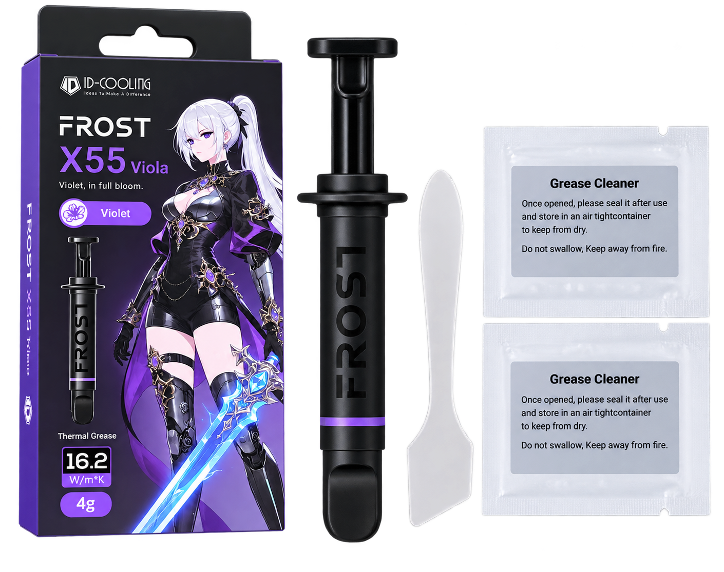 ID-COOLING FROST X55 Viola 4g Thermal Paste – 16.2 W/m-K