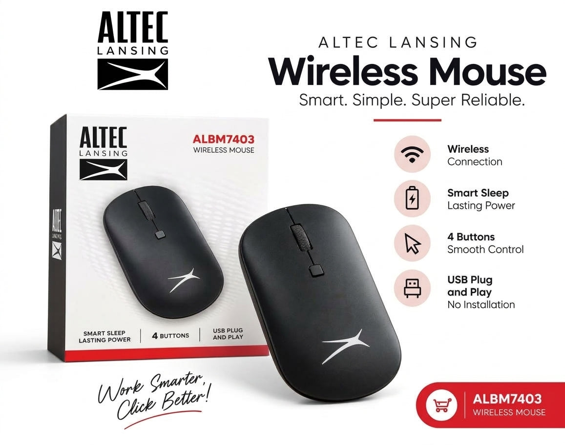 Altec Lansing ALBM7403 Wireless Mouse