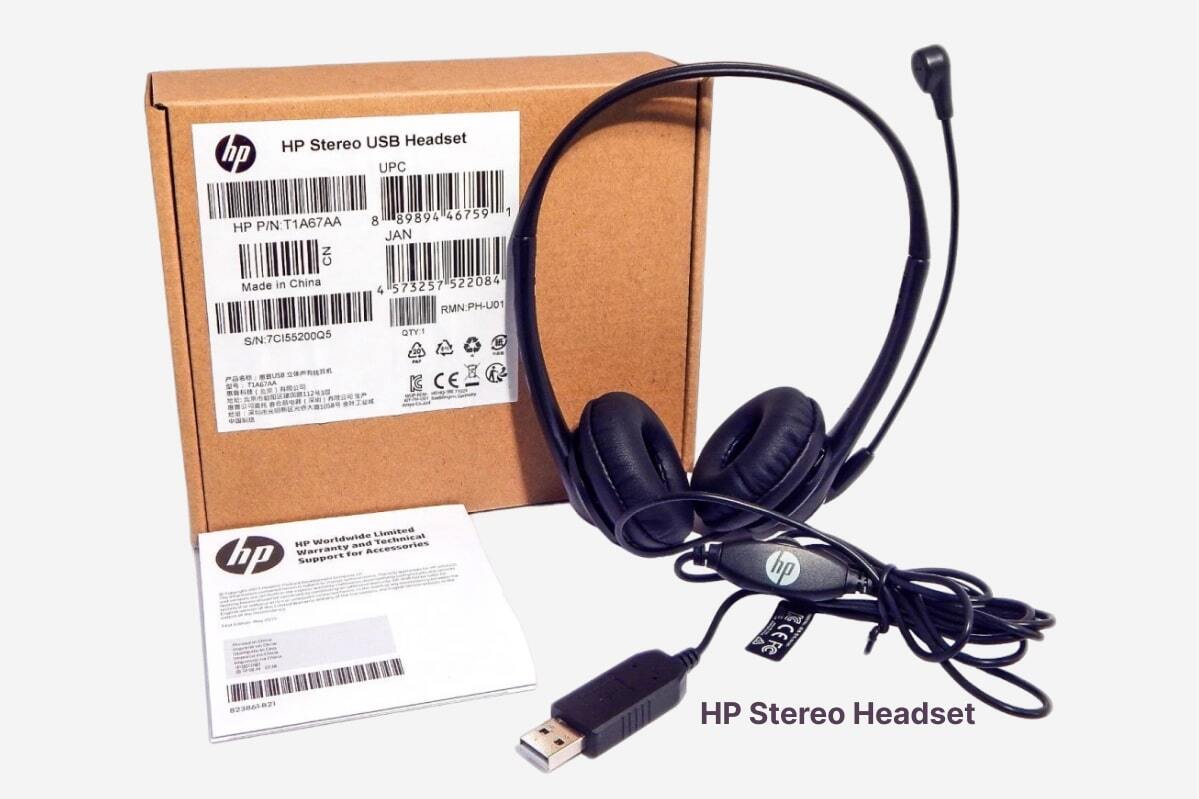 HP Stereo USB Headset G2 || Lightweight headphone Online in Pakistan - YOWD  – yowd