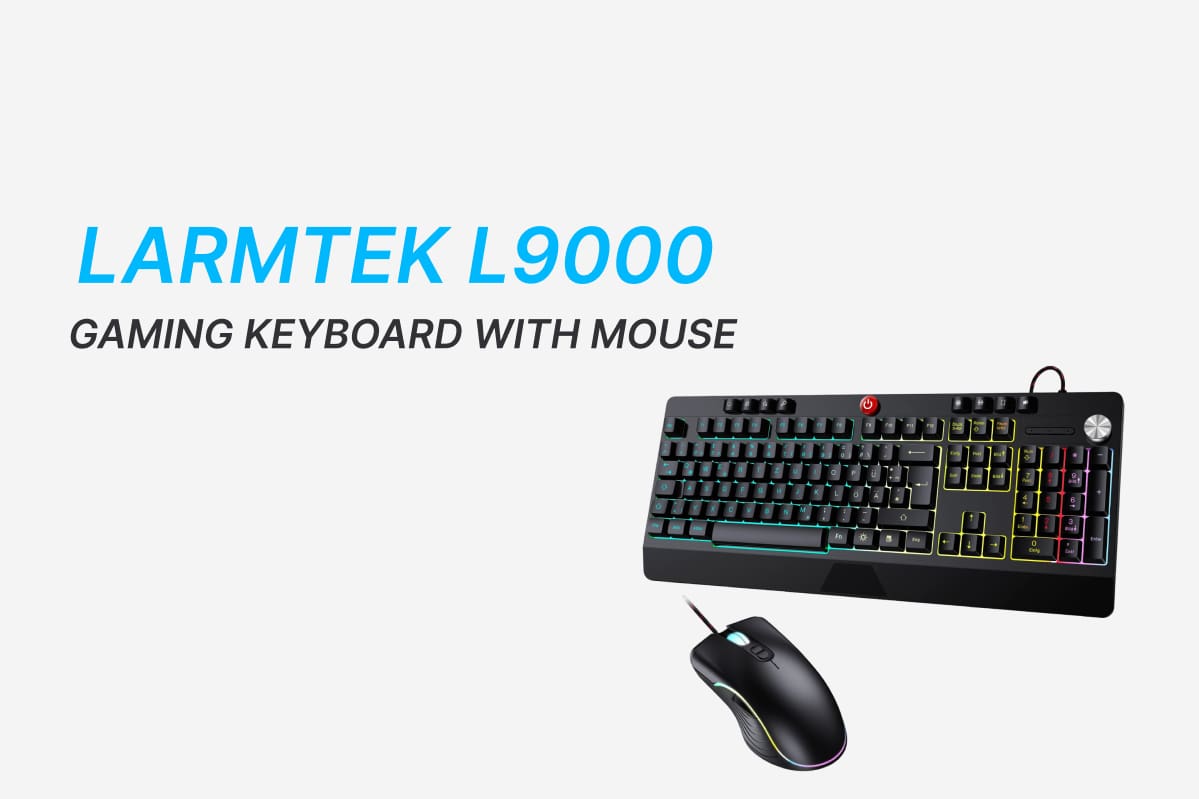 LarmTek L9000 Gaming Keyboard with Mouse